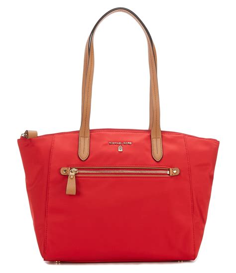 michael michael kors signature kelsey shoulder tote|kelsey medium nylon tote bag.